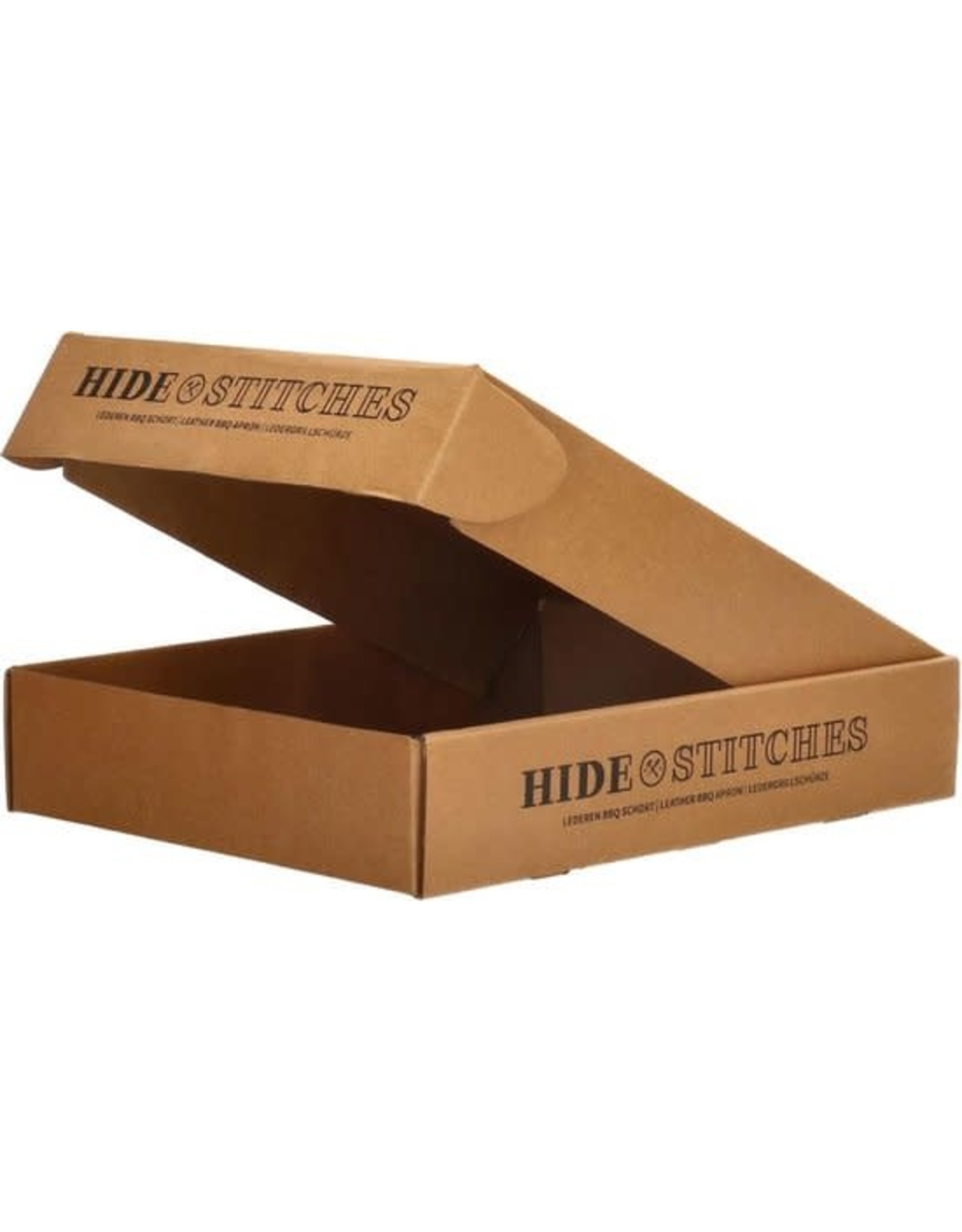 Old West Old West BBQ Schort Barbecue Schort Leer - Cognac Bruin