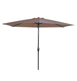 Lesli Living Gemini - Parasol - Ø 3 meter - Taupe