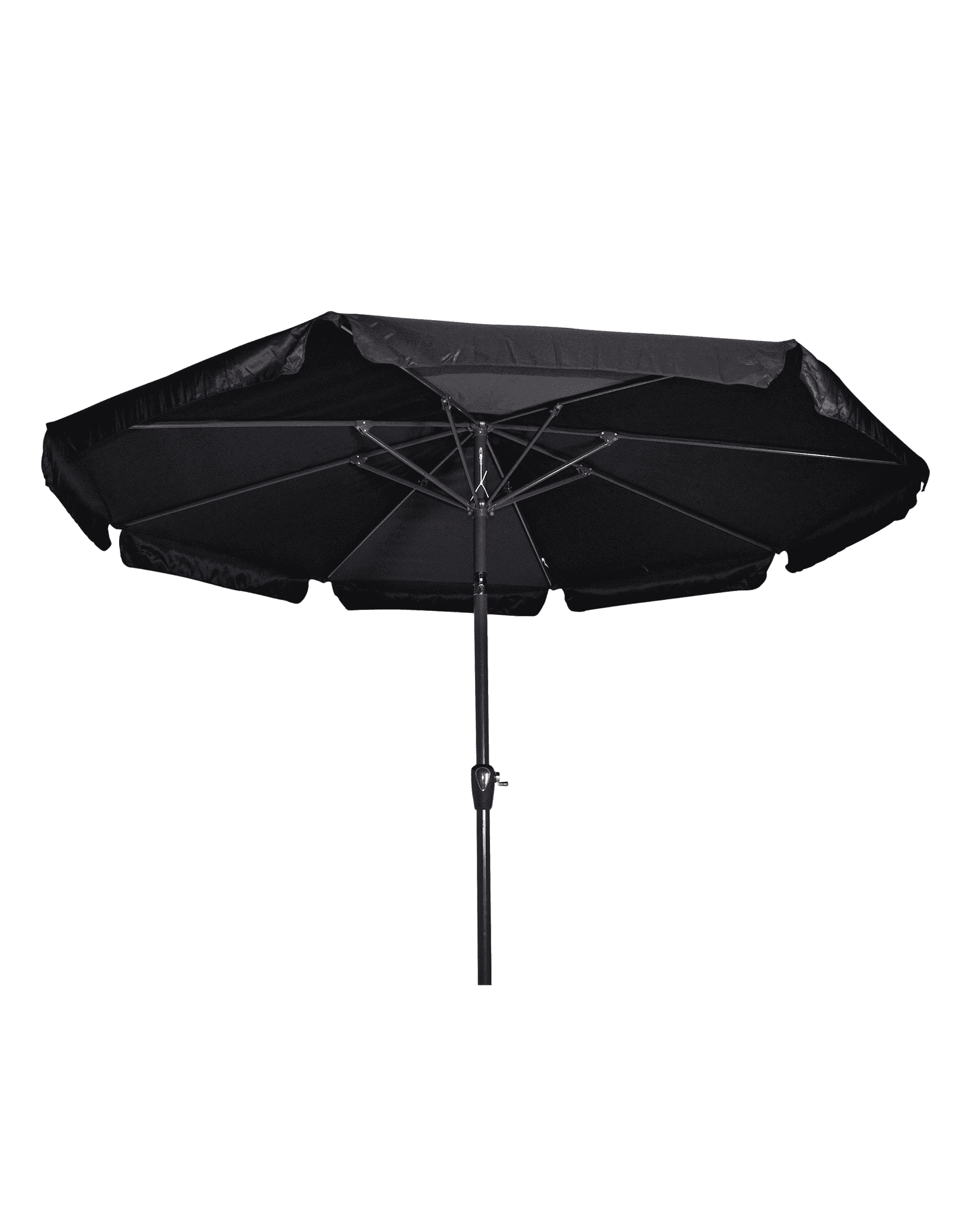 Lesli Living Parasol Libra Diameter 3m  knikbaar Zwart