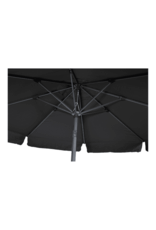 Lesli Living Parasol Libra Diameter 3m  knikbaar Zwart