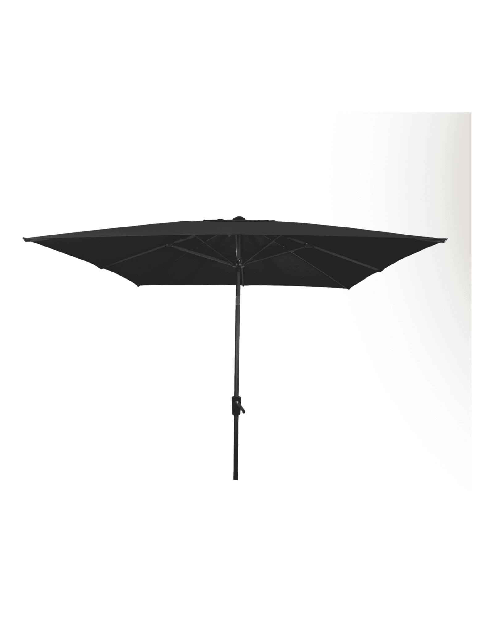 Lesli Living Parasol Libra zwart 2,5x2,5meter met knik