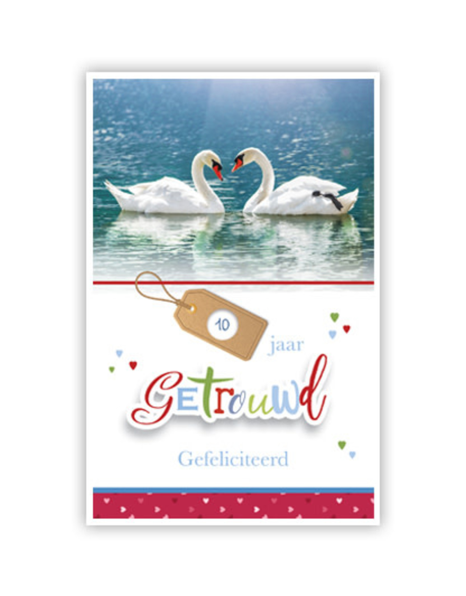 PRIMEURCARDS Jaar getrouwd met draaischijf- PrimeurCards-met  envolop