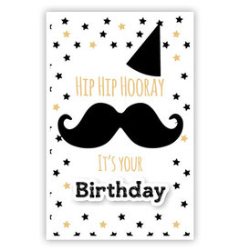 PRIMEURCARDS Hip hip hooray- PrimeurCards- met envelop