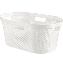 CURVER Curver Infinity wasmand dots 40L - 100% recycled wit