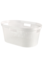 CURVER Curver Infinity wasmand dots 40L - 100% recycled wit