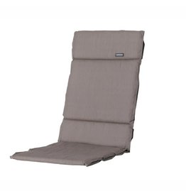 MADISON GARDEN Tuinkussen Madison Fiber De Luxe Basic Taupe Hoge Rug