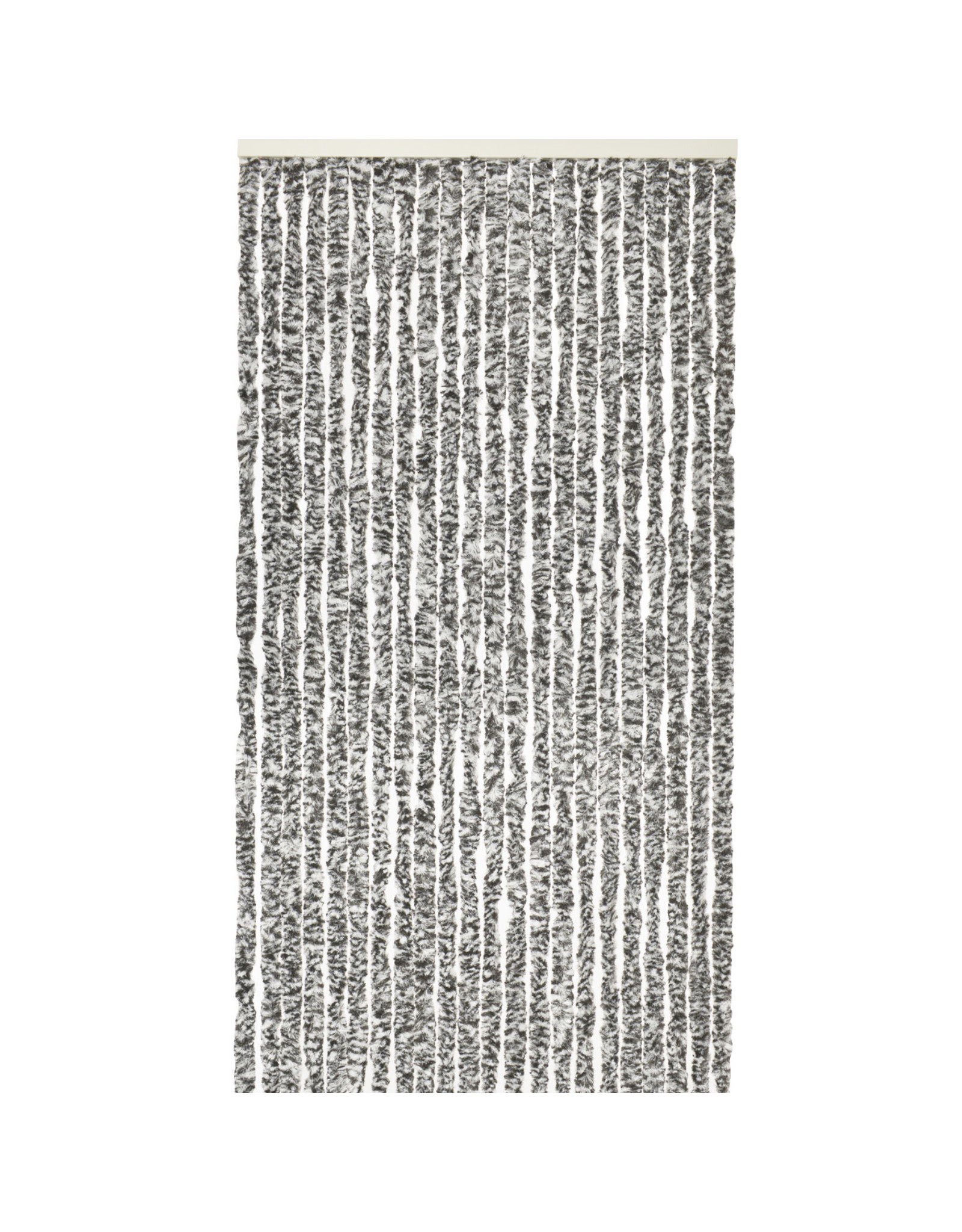 WICOTEX Vliegengordijn-kattenstaart- 120x240 cm grijs/zwart/wit mix in doos