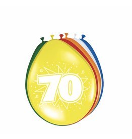 FOLAT Ballonnen 70 jaar 8 stuks