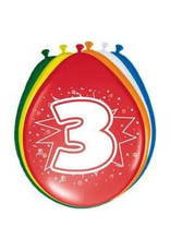 FOLAT Ballonnen 3 jaar | 8 stuks 30cm