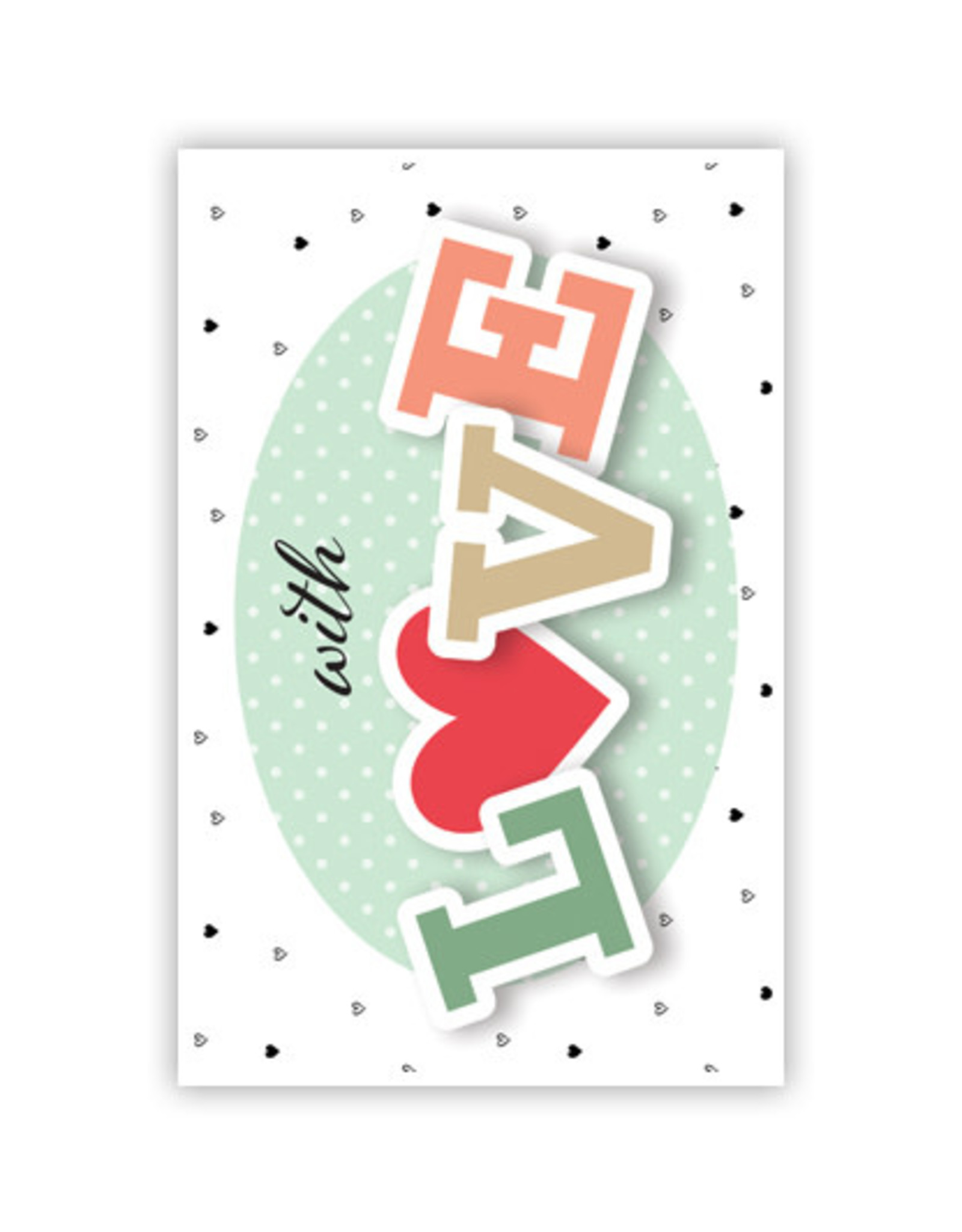 PRIMEURCARDS With Love - PrimeurCards - met envelop