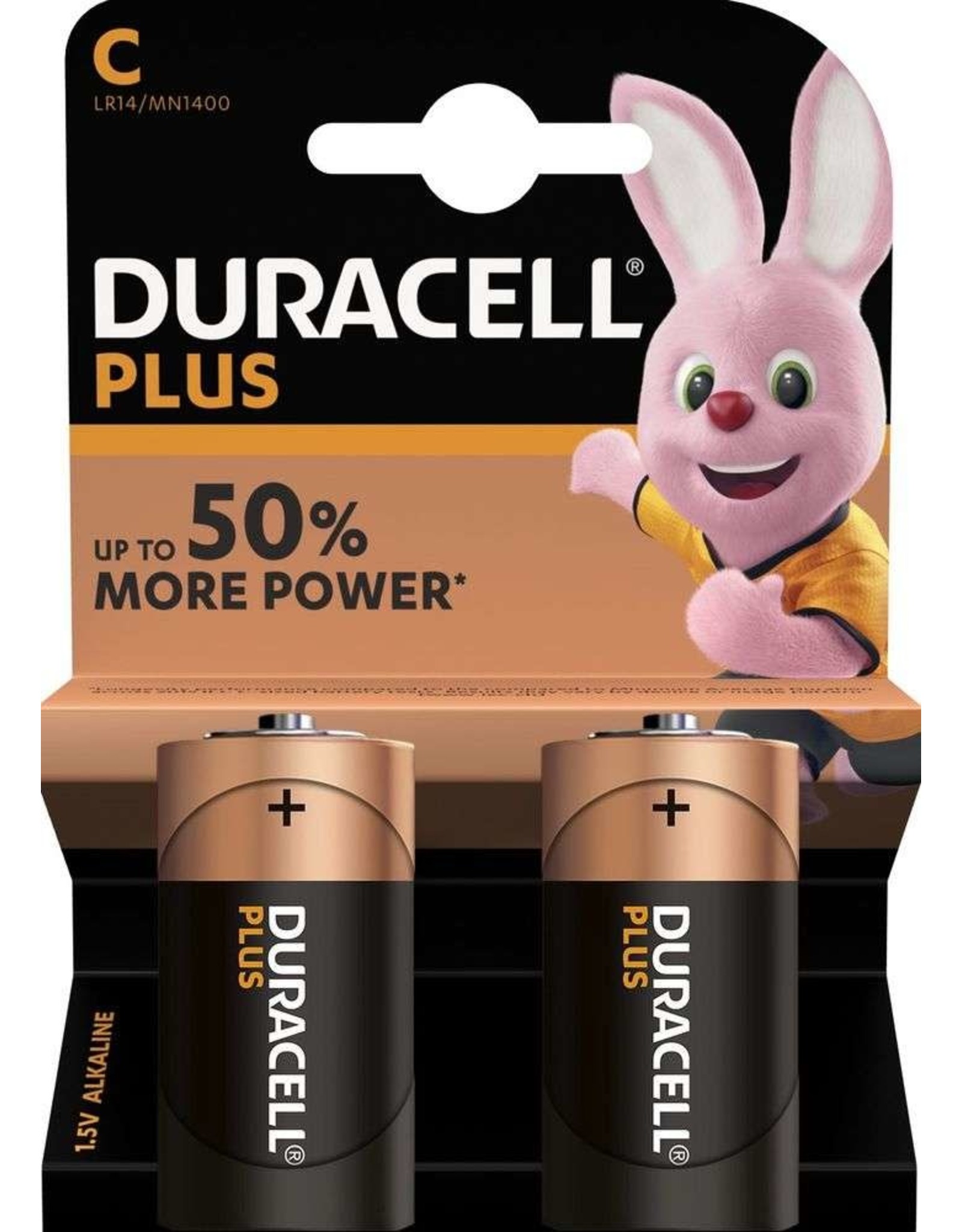 DURACELL Duracell Plus LR14 Baby C batterijen MN 1400 (2 blister)