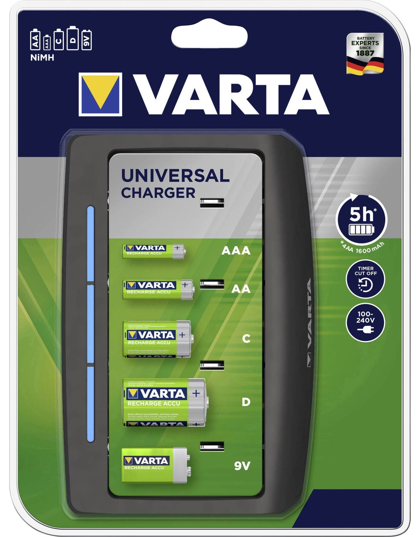 VARTA Varta Universele Batterij - Oplader