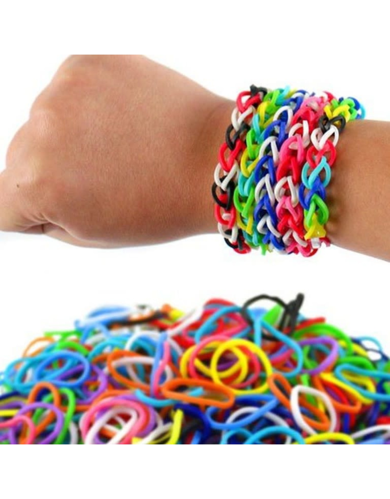 Loom Twister Loombord Paars en Bandjes, 200st.