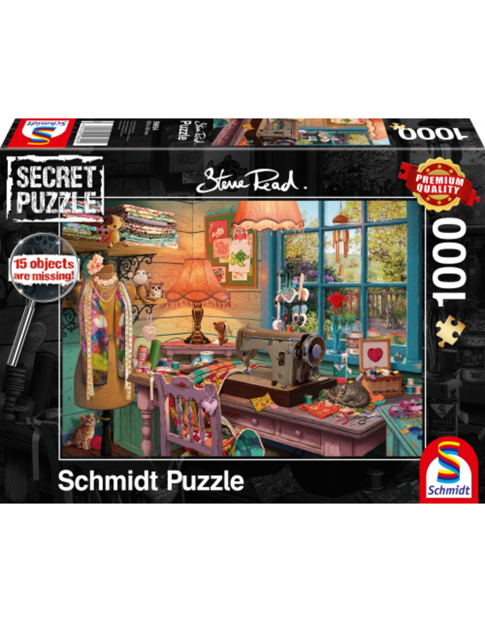 SCHMIDT In het Naai Atelier, 1000 stukjes - Puzzel