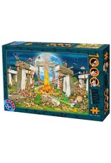 D-TOYS Cartoon Stonehenge Puzzel 1000 Stukjes