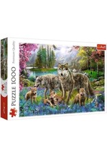 Trefi Puzzel Wolven Familie - 1000 stukjes Trefl