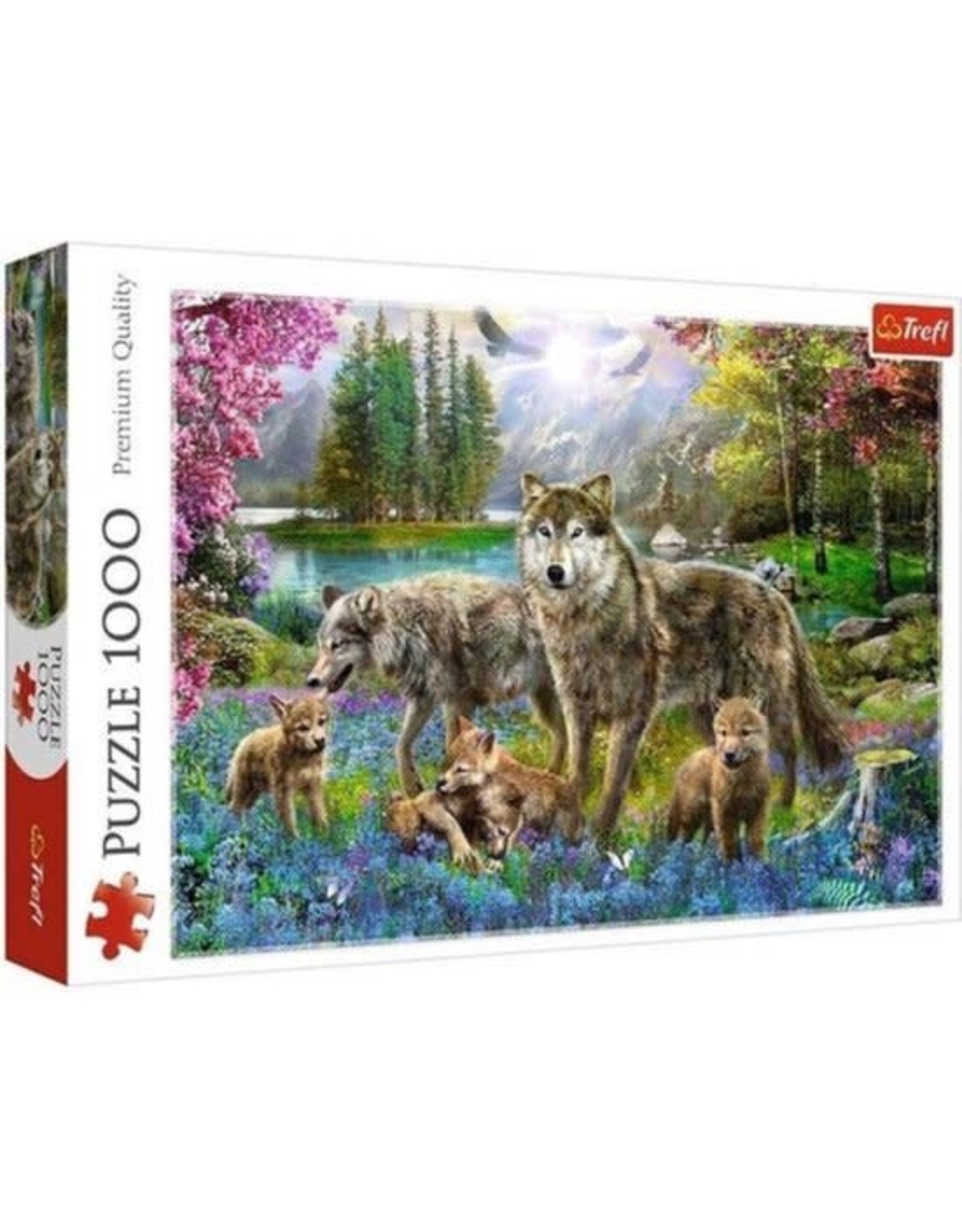 Trefi Puzzel Wolven Familie - 1000 stukjes Trefl