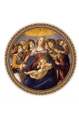 D-TOYS Ronde puzzel Botticell - Madonna della Melagra (525 stukjes, kunst vormpuzzel)