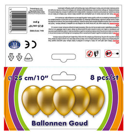 Ballon goud 8st.