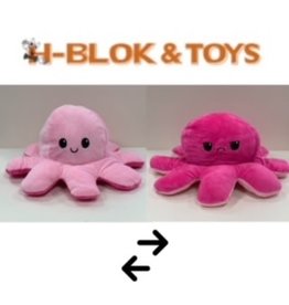 Octopus Mood Knuffel rose/D rose