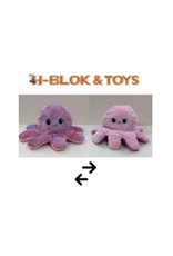 Octopus Mood Knuffel XXL Roze/rozepaars