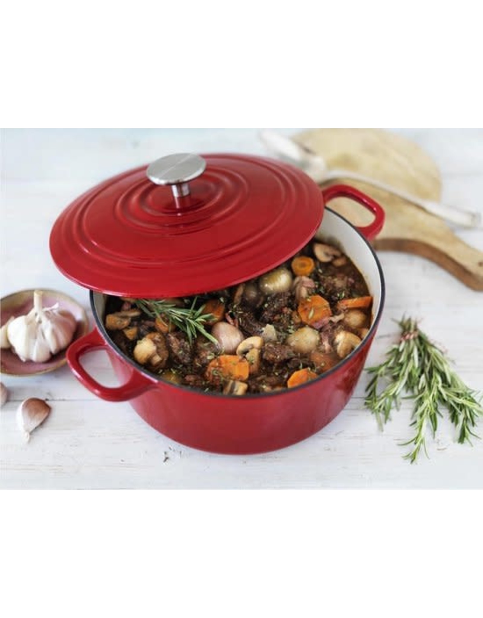 BK BK Bourgogne Braadpan - 24 cm - Chili Red