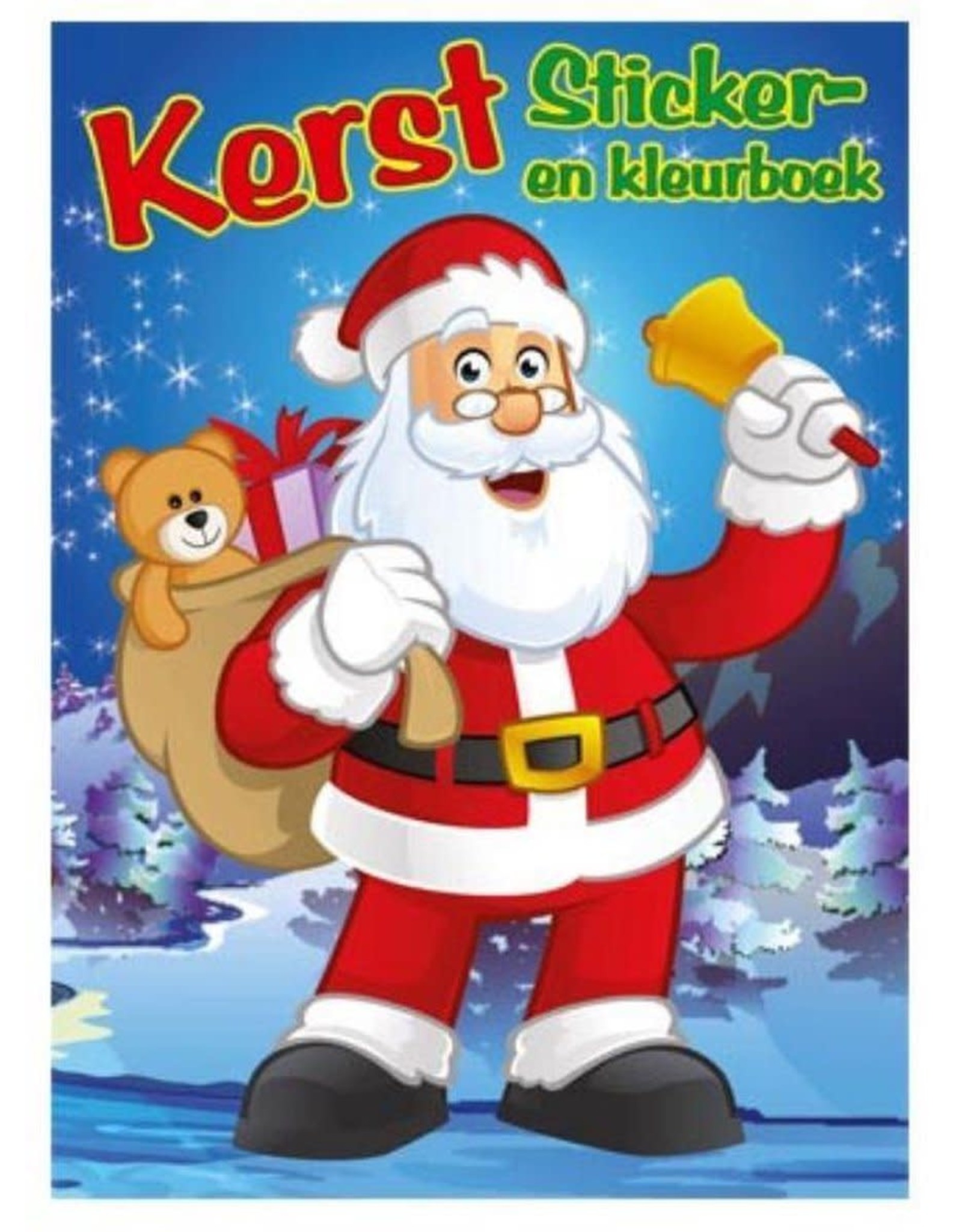 Kerst Sticker- en Kleurboek