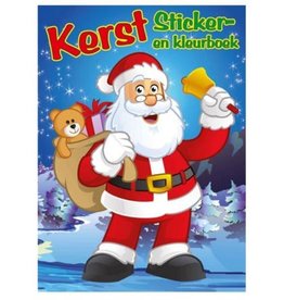 Kerst Sticker- en Kleurboek