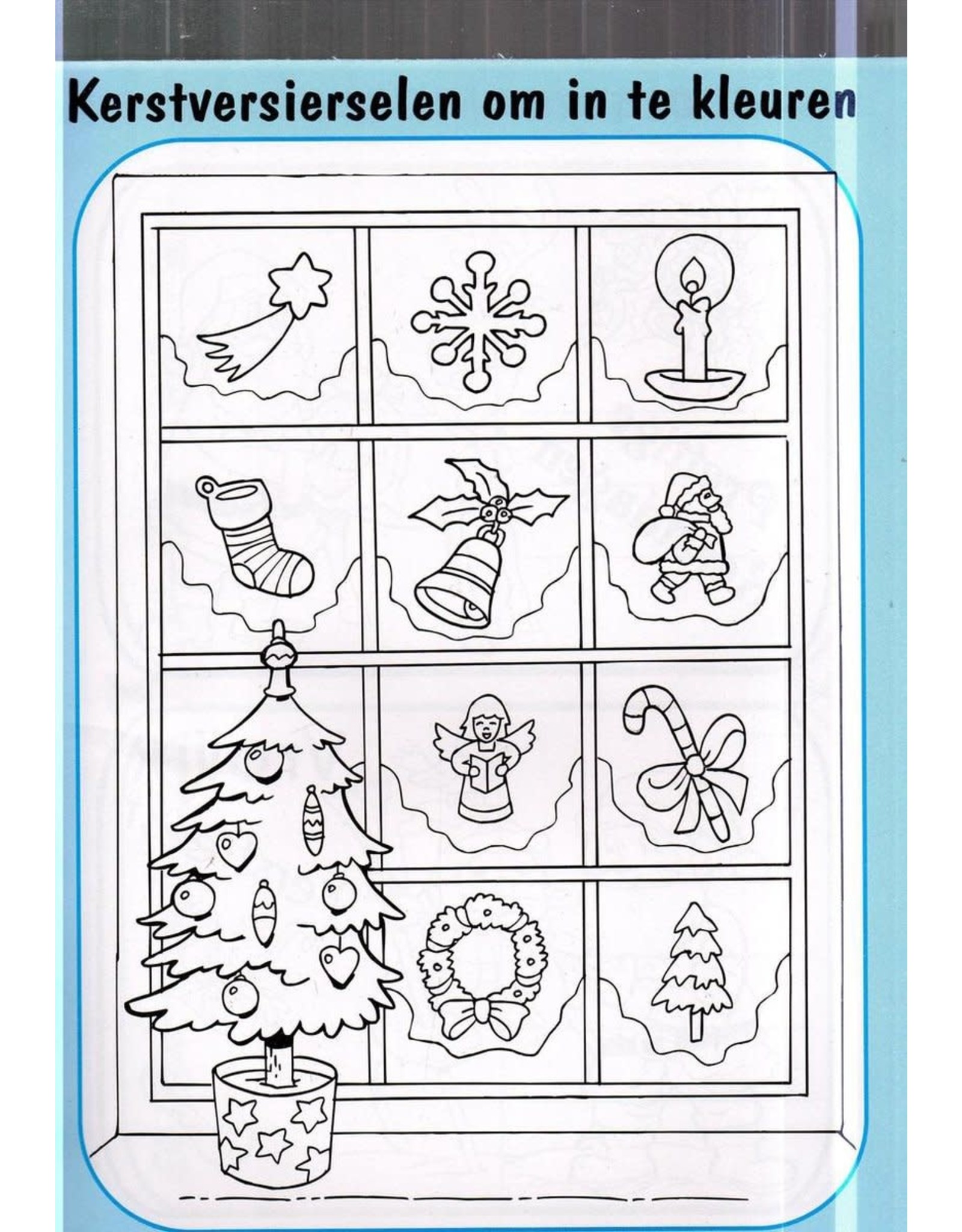 Kerst Sticker- en Kleurboek