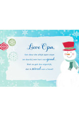 Kerstkaart Lieve Opa- Hallmark met envelop