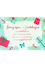 Kerstkaart- jarig met kerst- Hallmark met envelop