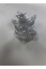 KERSTBOOM DECORATIE ENGEL WIT HANGEND 8CM