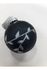 KERSTBAL ZWART/ZILVER