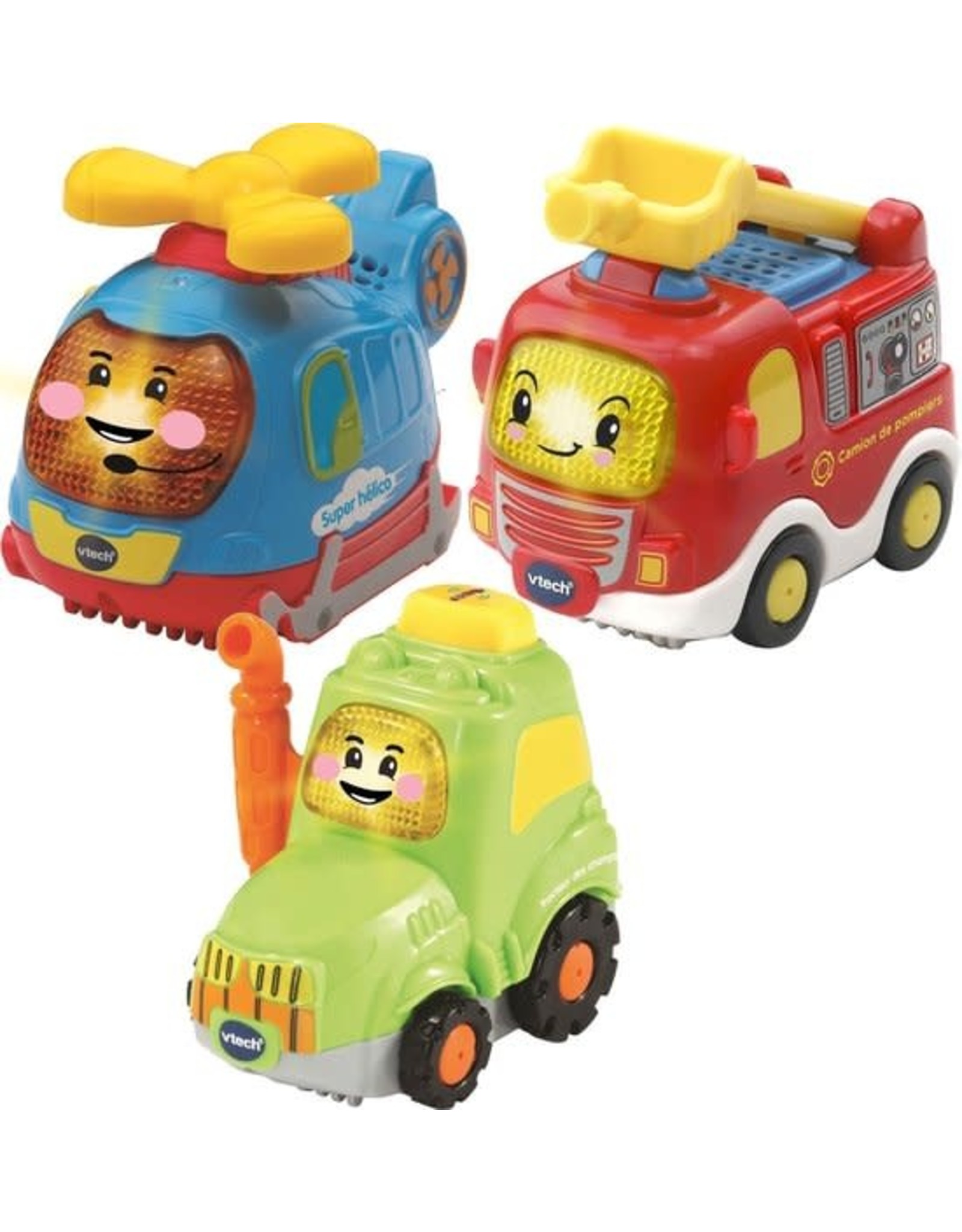 VTECH VTechToet Toet Auto's Bart, Tijn & Harvey Trio Verpakking