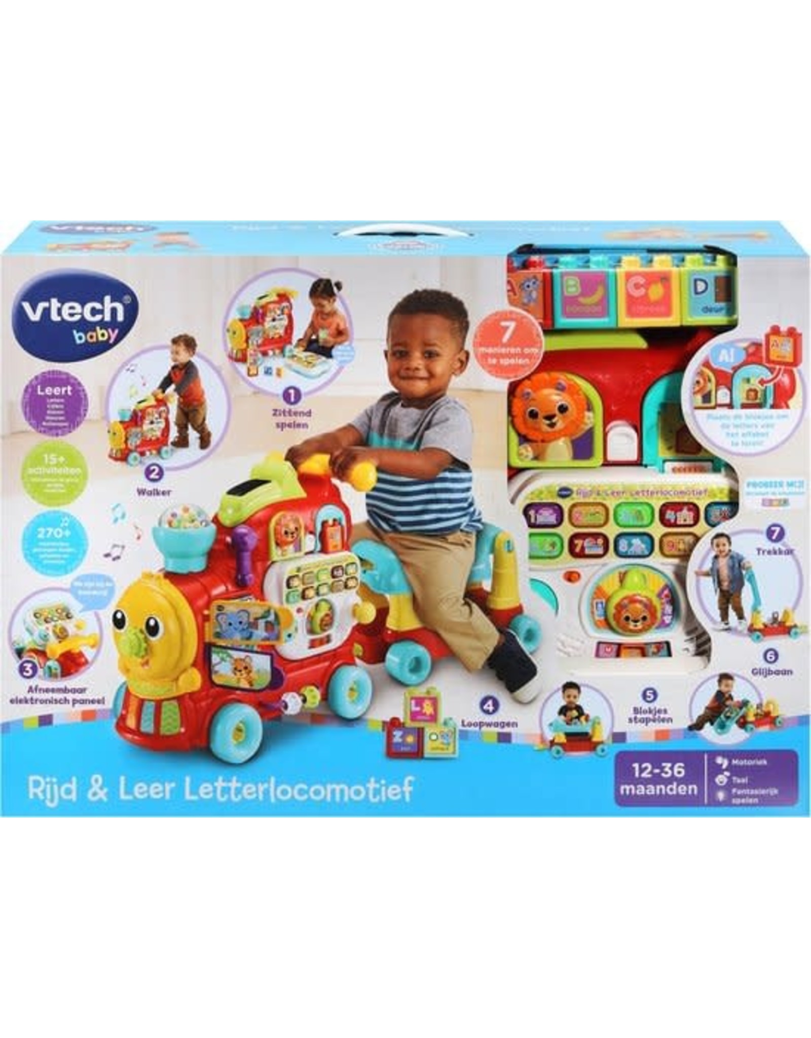 VTECH VTech Baby Rijd & Leer Letterlocomotief