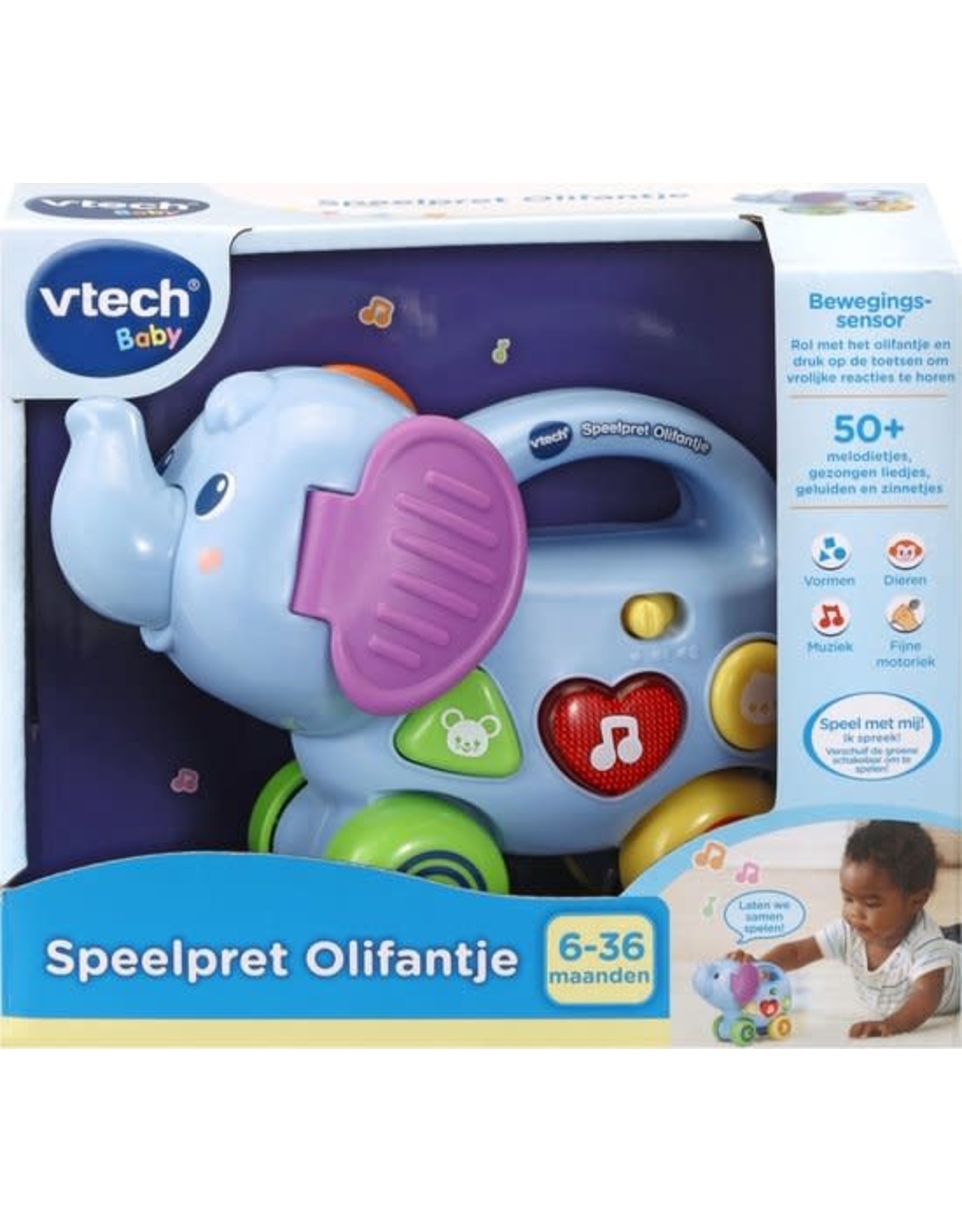 VTECH Vtech Baby Speelpret Olifantje