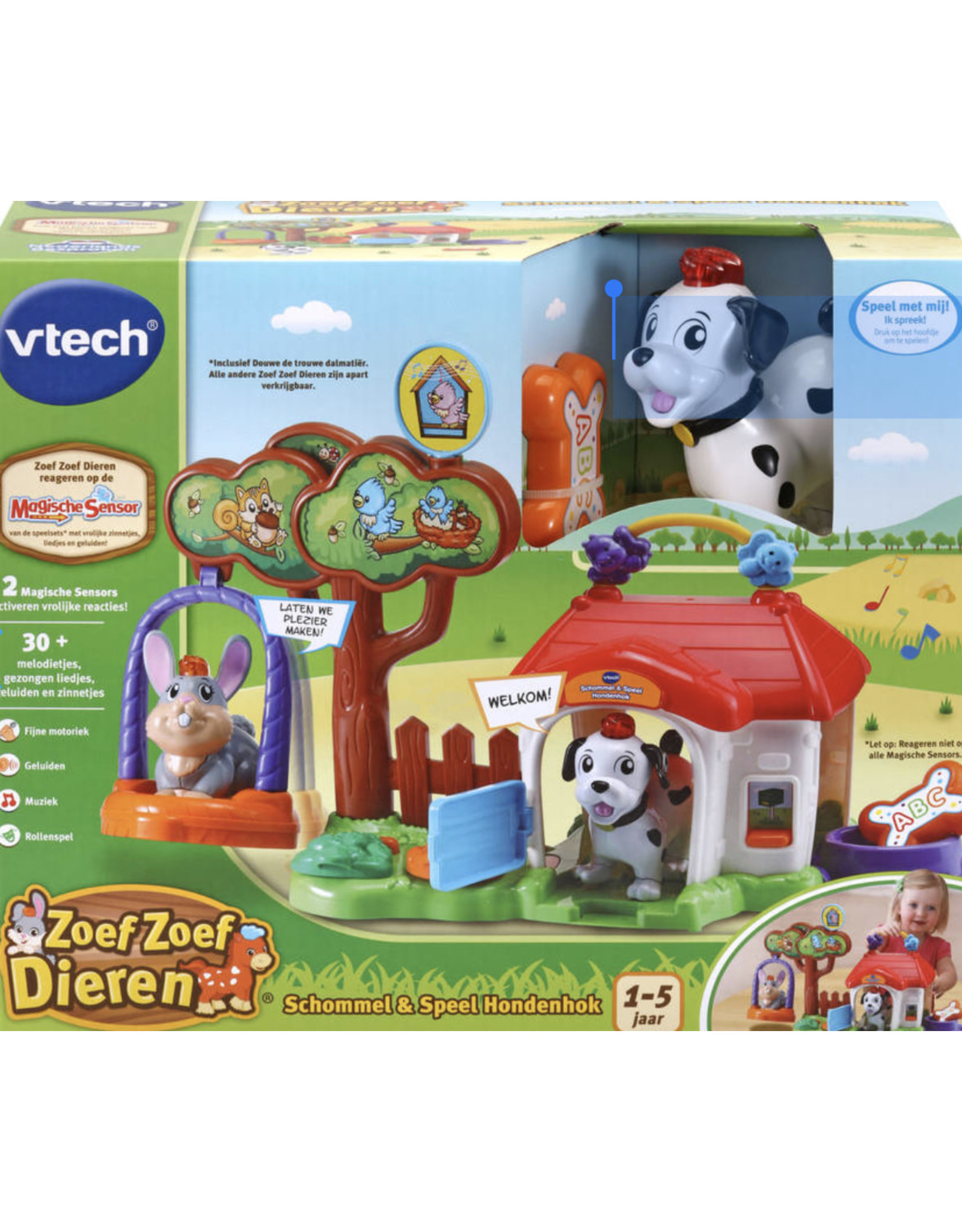 VTECH VTech Zoef Zoef Dieren Schommel & Speel hondenhok