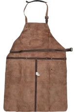 Old West Old West BBQ Schort Barbecue Schort Leer - Bruin