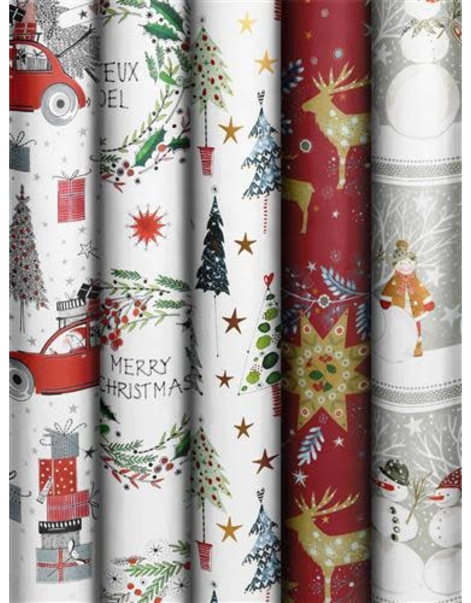 Haza Luxe Kerstpapier Inpakpapier  Cadeaupapier 200 x 70 cm