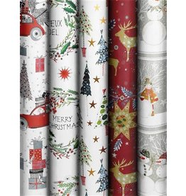 Decoris Luxe Kerstpapier Inpakpapier  Cadeaupapier 200 x 70 cm