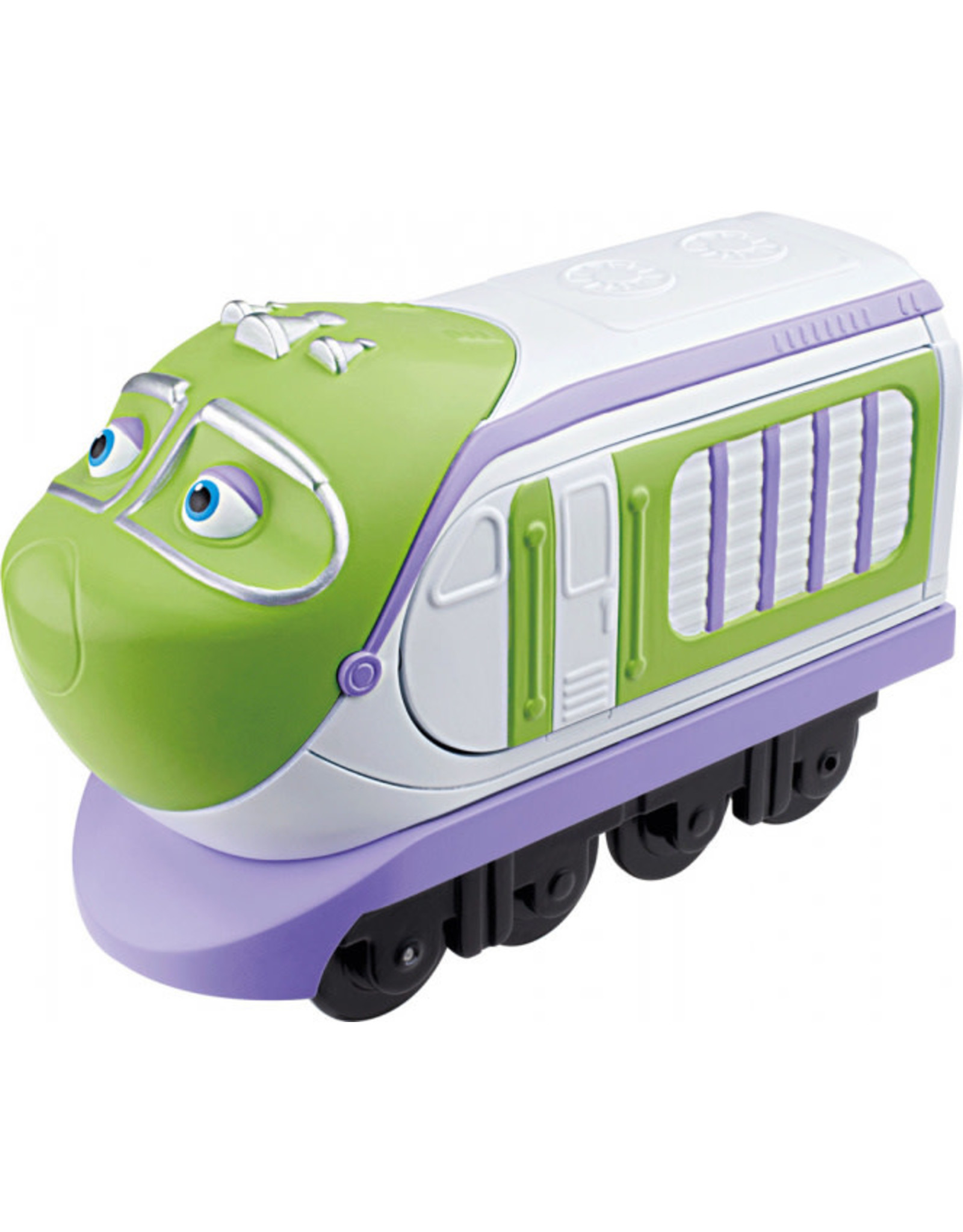 CHUGGINGTON Chuggington trein Pop & Transform Chuggers 12,7 cm groen/lila