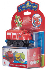 CHUGGINGTON Chuggington trein Look Alive junior 9,5 x 2,6 cm rood 7-delig