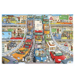 Rearview Mirror Puzzle 'Traffic congestion', 1000pcs.