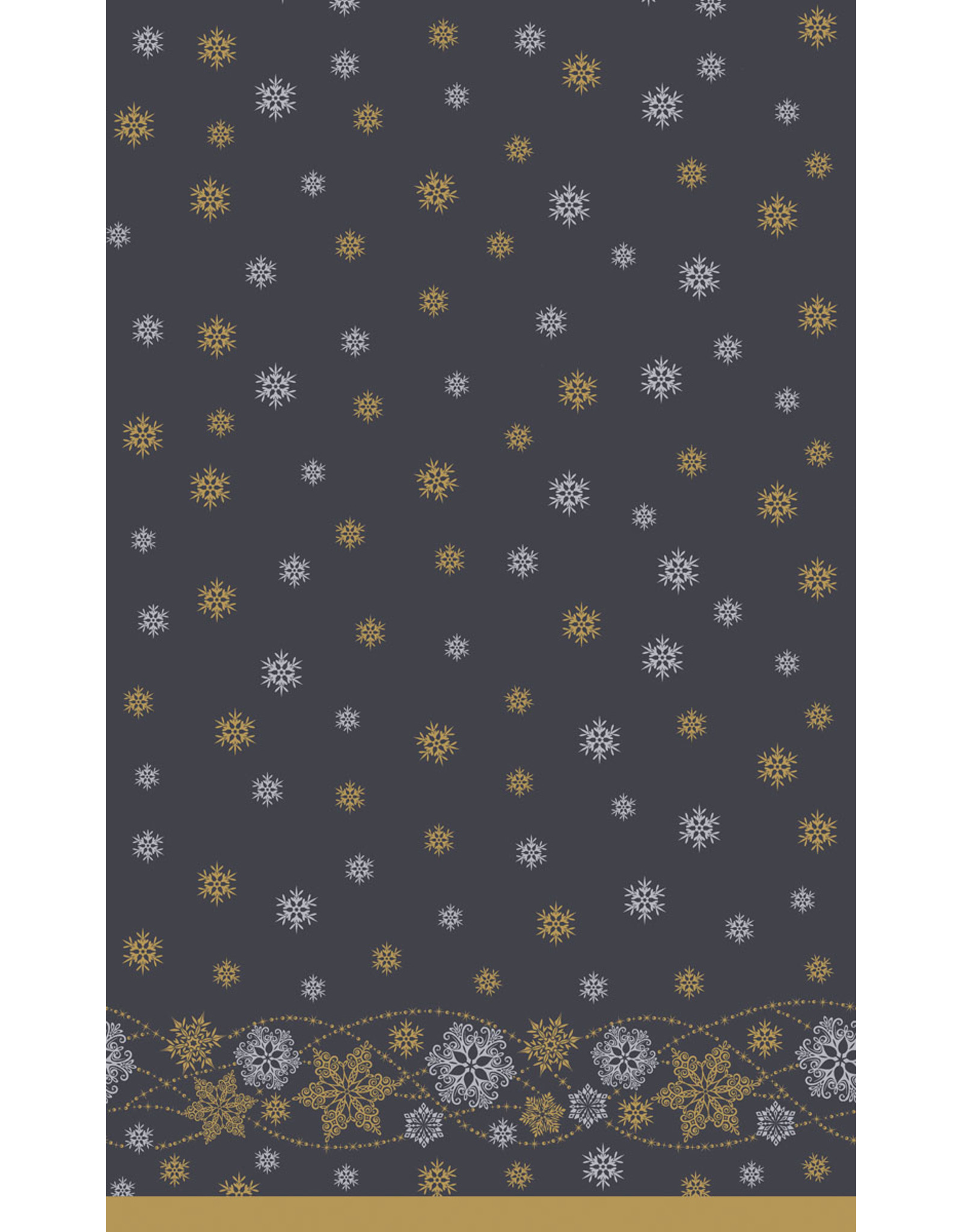 Duni DUNI TAFELLAKEN SNOW BLACK; 138X220CM