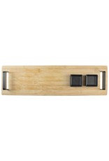 GUSTA Serveerplank bamboe hout met handvaten 57x16x18,5cm