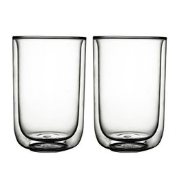 GUSTA Glas koffie/thee dubbelwandig 400 ml - 2 stuks - FIKA