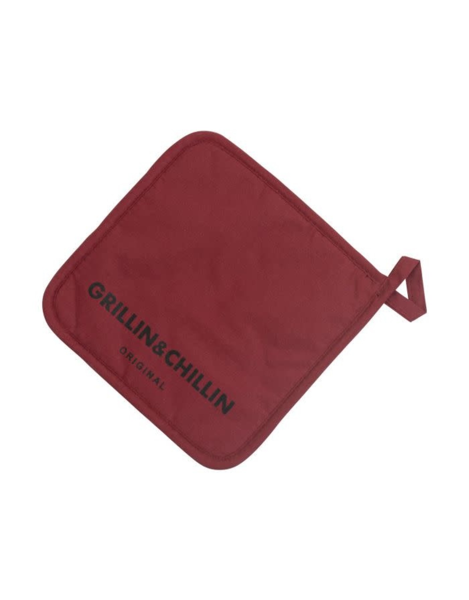 GUSTA Gusta Pannenlap 20x20cm rood - Grillin' & Chillin'