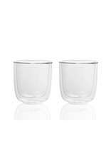 GUSTA Glas koffie/thee dubbelwandig 250 ml - 2 stuks - FIKA