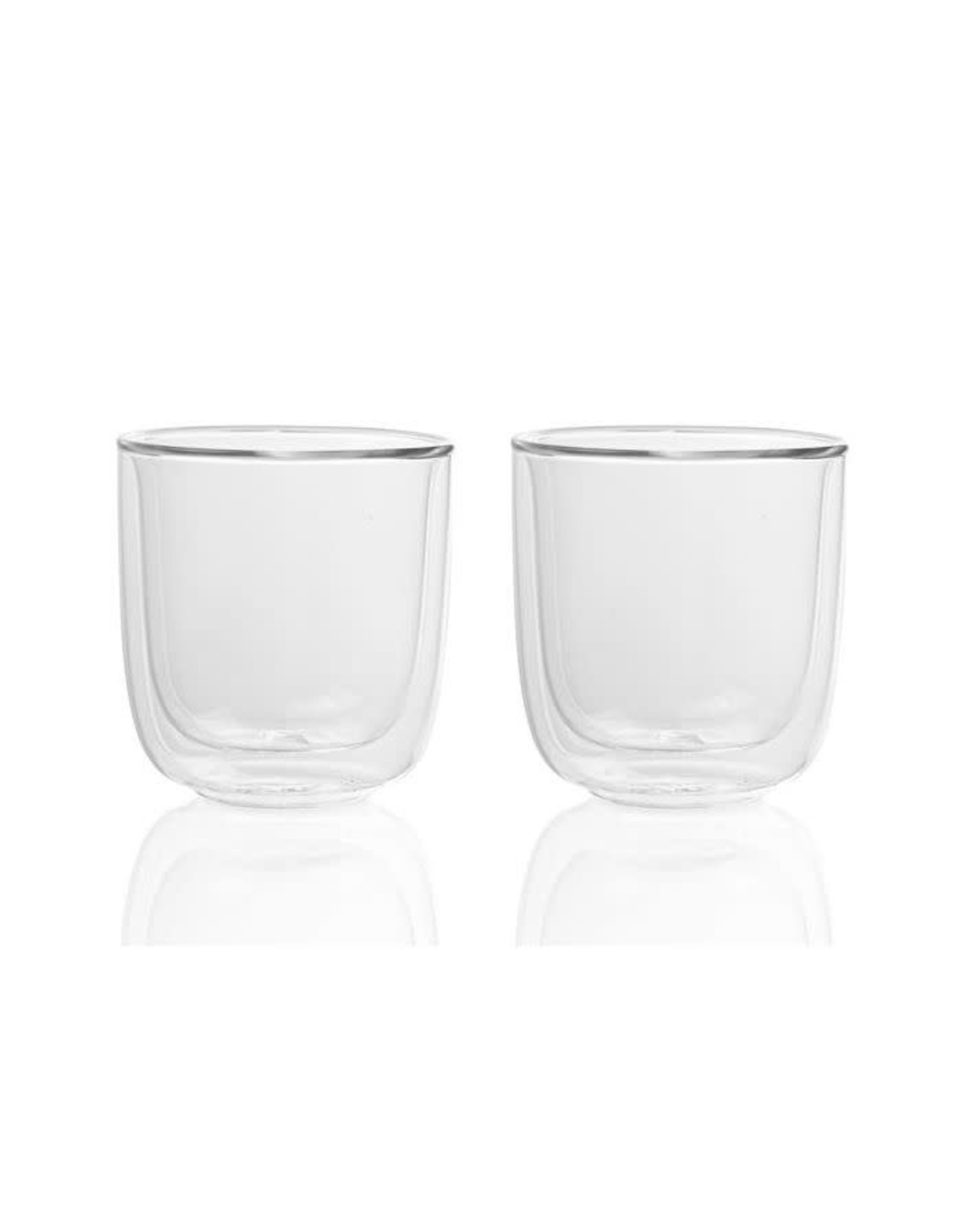 GUSTA Glas koffie/thee dubbelwandig 250 ml - 2 stuks - FIKA