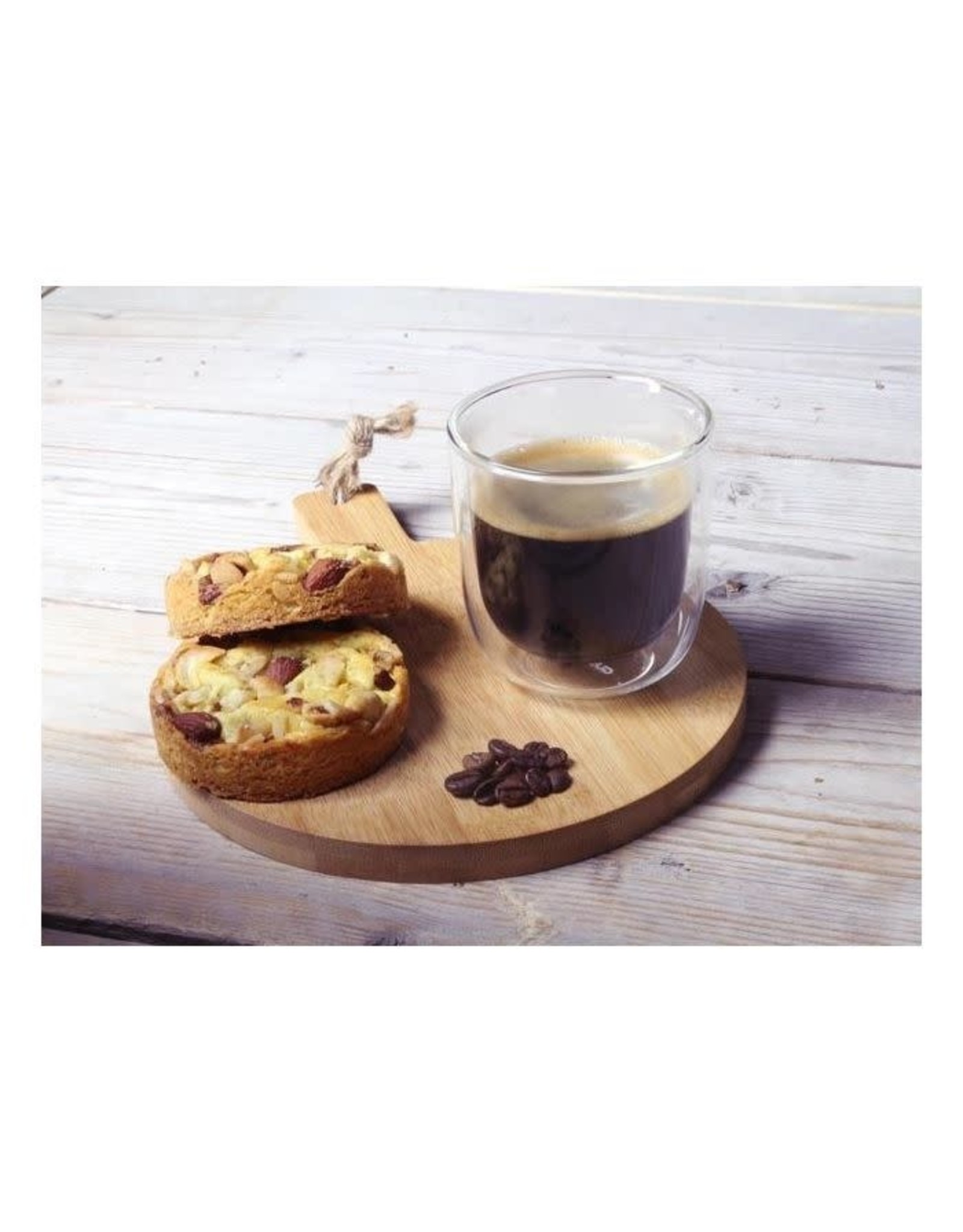 GUSTA Glas koffie/thee dubbelwandig 250 ml - 2 stuks - FIKA